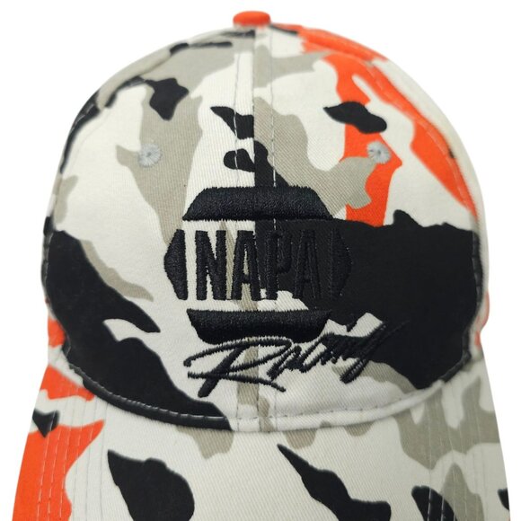NAPA Racing Camo Strapback Cap Hat Trucker Baseball Embroidered Logo Know How - Picture 15 of 16